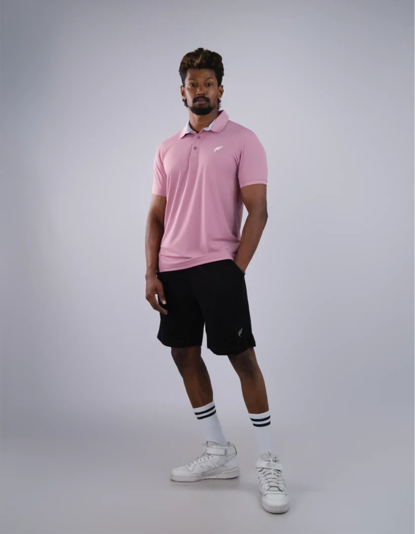 Ribbed Trim Polo - Image 2