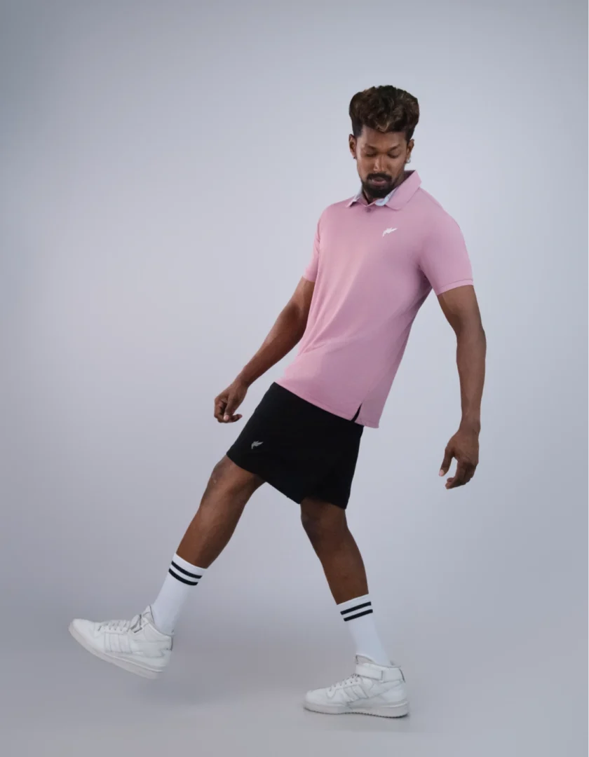 Ribbed Trim Polo - Image 3