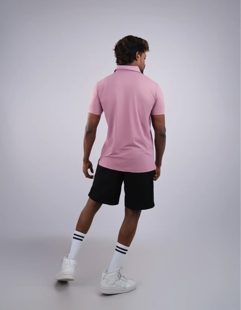 Ribbed Trim Polo - Image 4