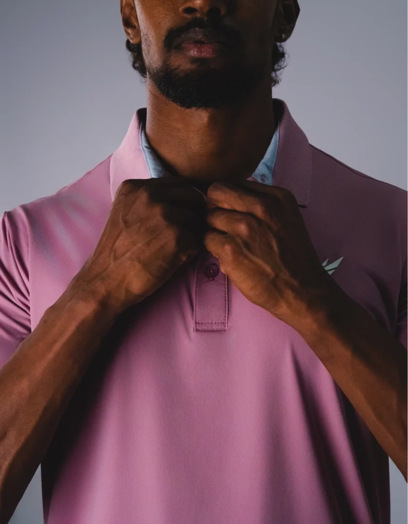 Ribbed Trim Polo - Image 6